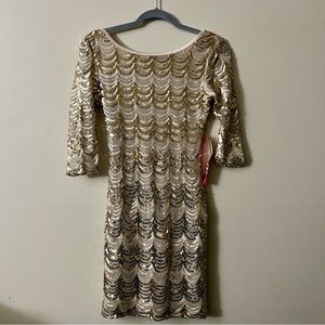 NWT - Gold (champagne) Sequin Dress